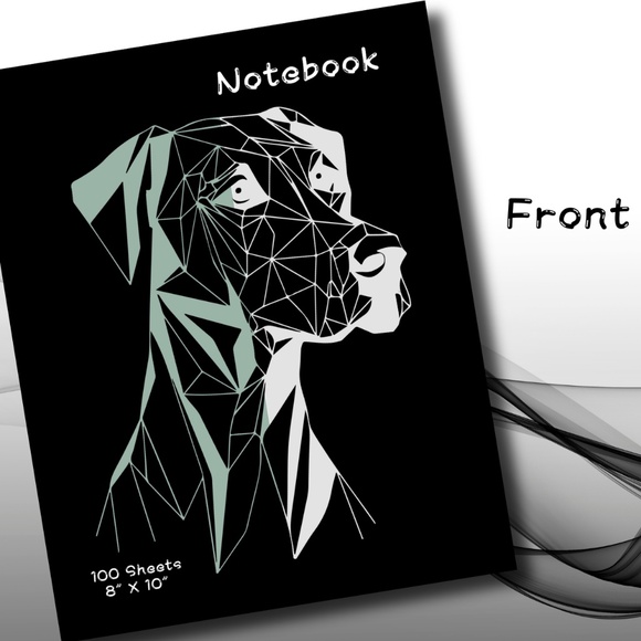 NOTEBOOK 100 PAGES, GLOSSY FINISH, SIZE : 8.0” x 10.0”, PAPERBACK COVER. - Picture 2 of 5